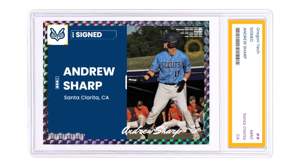 Oregon Tech Baseball (@oit_baseball) on Twitter photo We are excited to welcome <a href="/_sharpie_45/">Andrew Sharp</a> to the Tech Baseball Family. Excited to get to work. #TechYeah We are excited to welcome <a href="/_sharpie_45/">Andrew Sharp</a> to the Tech Baseball Family. Excited to get to work. #TechYeah