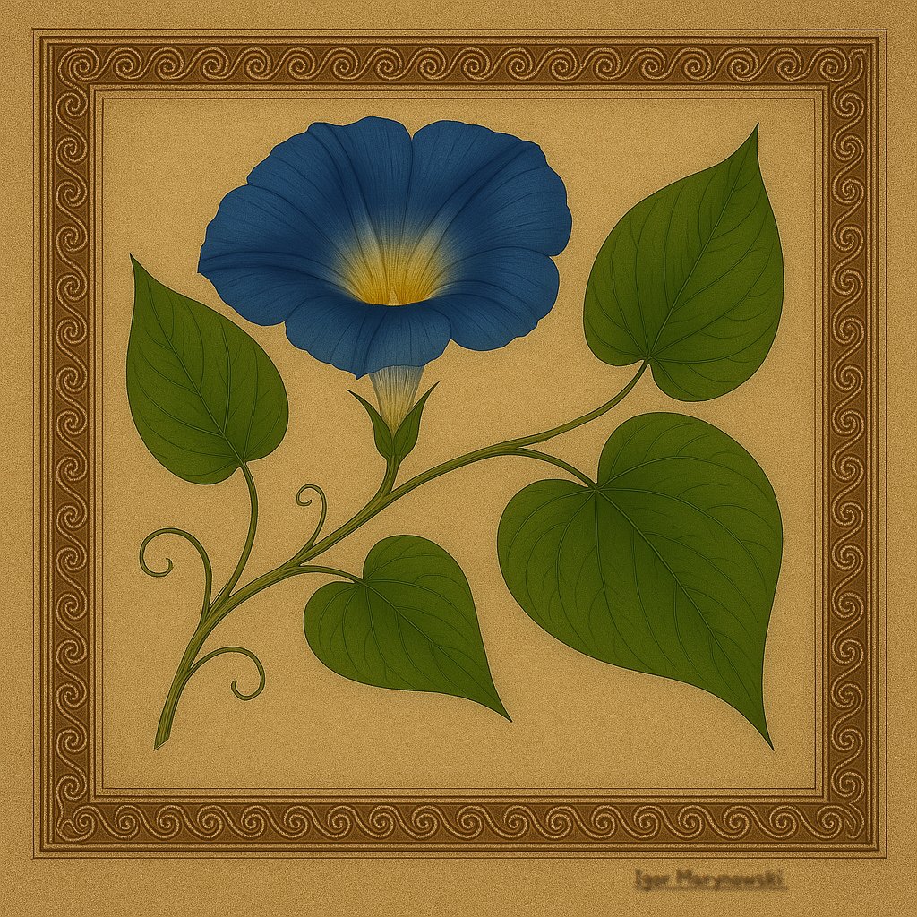 IgorMarynowski's tweet image. Happy new day with Morning Glory plant!