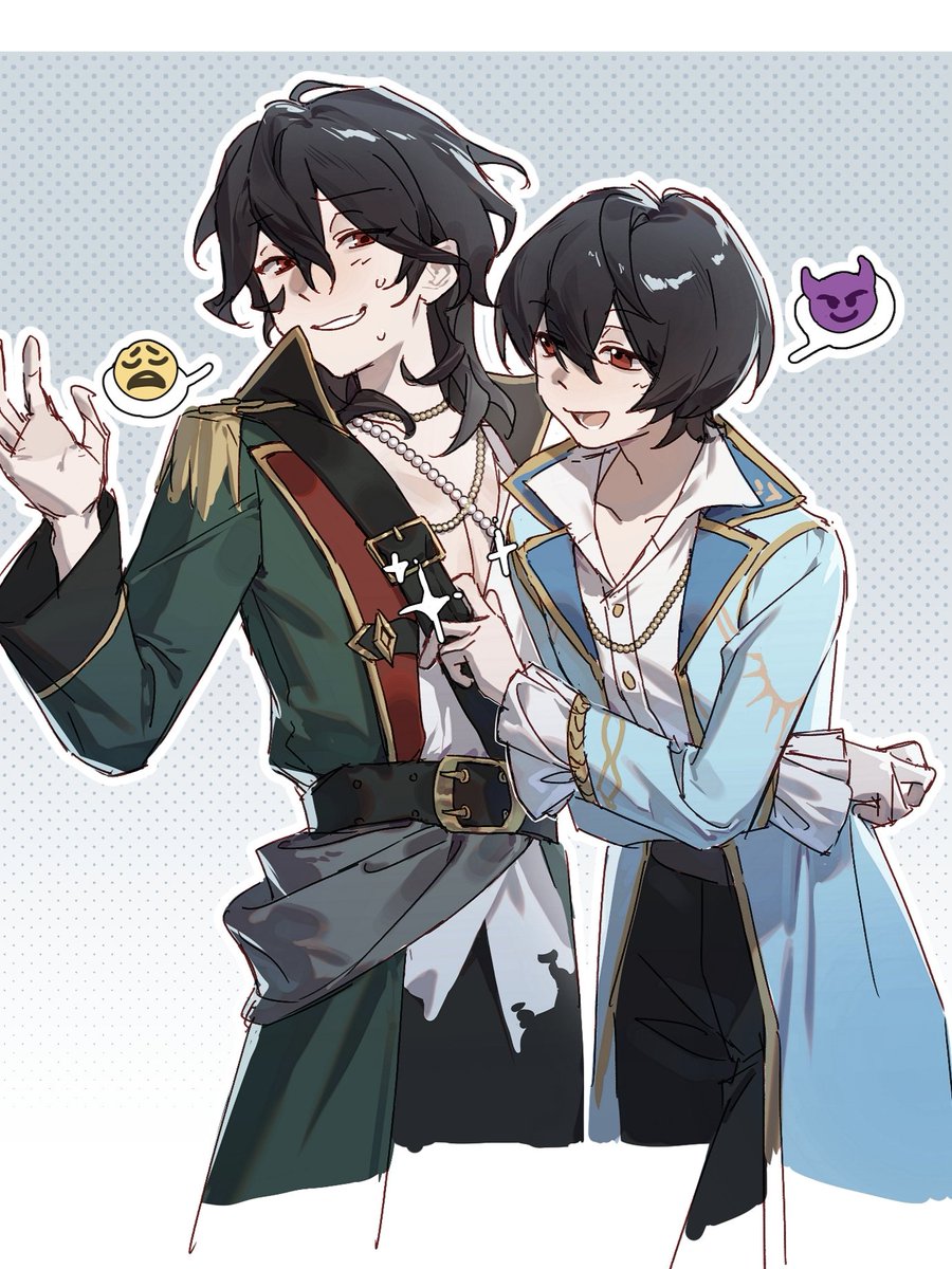 ele_fudiann's tweet image. 摸一下兄弟的胸膛
太懒了所以把珠宝都去掉了没有画😪