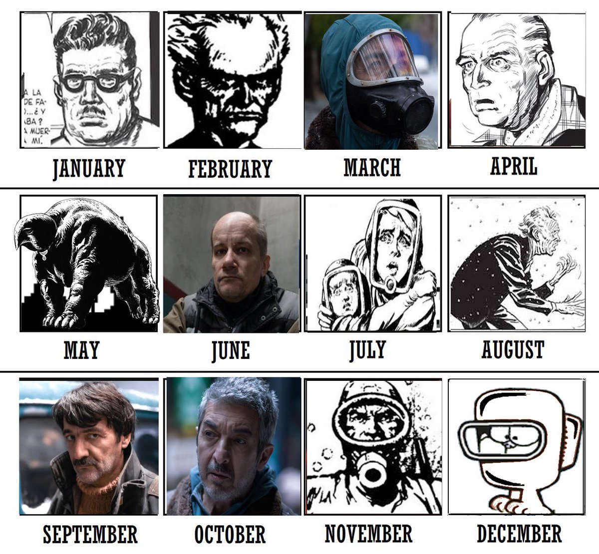Mmmkayion's tweet image. Tu mes de nacimiento dice que personaje del eternauta sos.