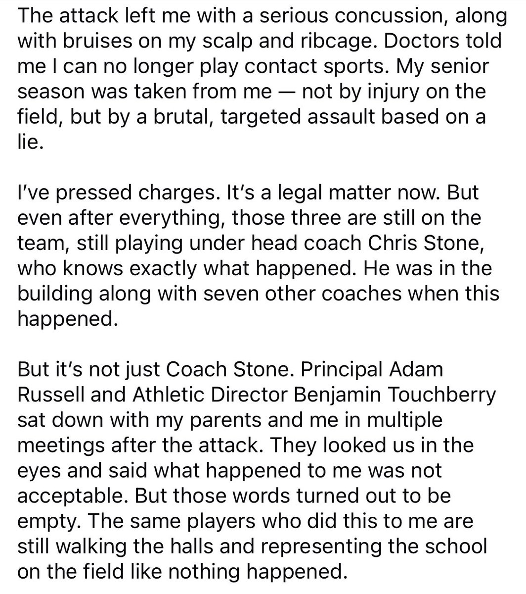 Face_Almighty44's tweet image. In what appears to be a racial attack, a white football player and rising senior in Pickens County, SC, was severely beaten by a group of black players while at a training camp. His crime? Allegedly using the n-word in a group chat.