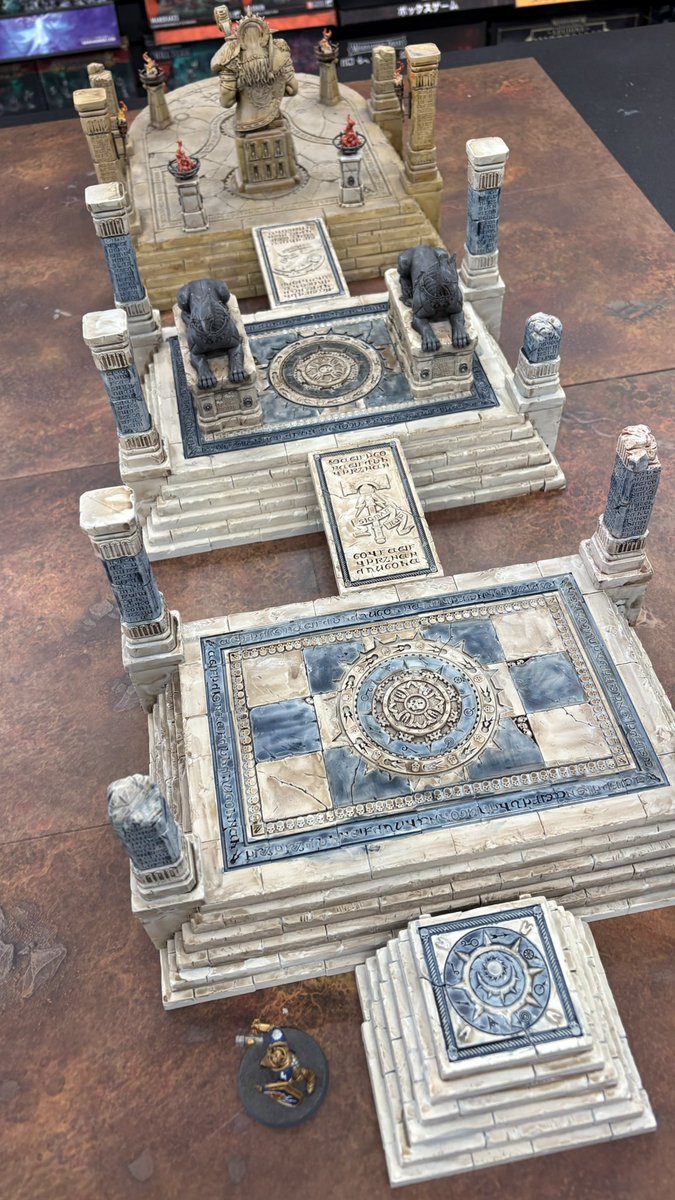 Warhammerjim's tweet image. デッカッッッ❗️

この情景モデル7/28 16:00まで受注生産受付中ですℹ️

#WHS神保町