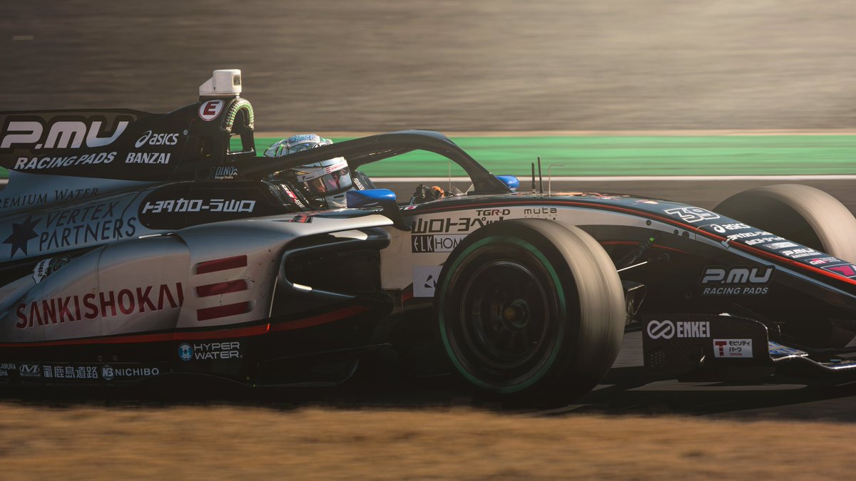 takakart's tweet image. SANKI VERTEX PARTNERS CERUMO・INGING
#39 大湯 都史樹 選手
#SFormula #大湯とWIN