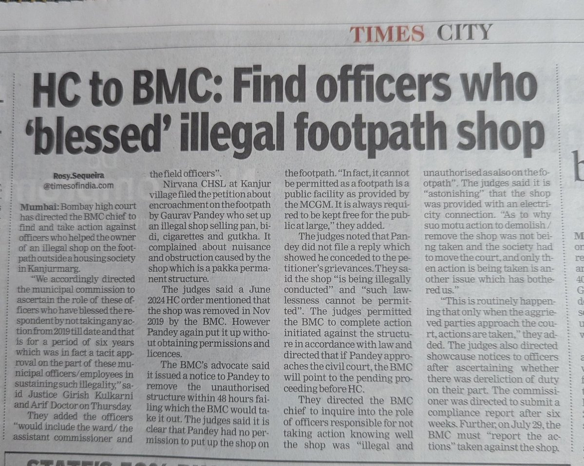 VOK (@tms190) on Twitter photo HC to BMC: Find officers who "blessed" illegal Footpath shop. Will AE (Maintenance) ,H/East Ward be held accountable for this illegal Puncture repair shop on Footpath at Oomachand Chowk Kalina Santacruz East.<a href="/mybmcWardHE/">Ward HE BMC</a> <a href="/MelwynF55275571/">Melwyn Fernandes</a> <a href="/Ashcorruption/">Ashcorruption</a> <a href="/dias_reggie/">Reggie Peter Dias</a> <a href="/joytrichur/">Joy Trichur</a> HC to BMC: Find officers who "blessed" illegal Footpath shop. Will AE (Maintenance) ,H/East Ward be held accountable for this illegal Puncture repair shop on Footpath at Oomachand Chowk Kalina Santacruz East.<a href="/mybmcWardHE/">Ward HE BMC</a> <a href="/MelwynF55275571/">Melwyn Fernandes</a> <a href="/Ashcorruption/">Ashcorruption</a> <a href="/dias_reggie/">Reggie Peter Dias</a> <a href="/joytrichur/">Joy Trichur</a>