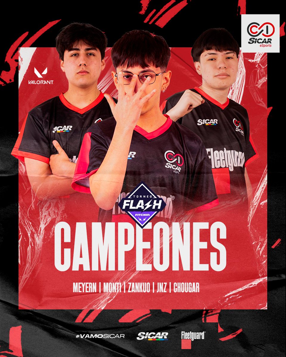CAMPEONES #FlashCup <a href="/fitchinGG/">FITCHIN</a> 

Nos llegamos la Flash Cup organizada por fitchinn este equipo esta para cosas grandes 🔥👀

¡Felicidades chicos!
<a href="/_16yunn/">meyern</a> 
<a href="/Zankuoo/">zankuoo</a> 
<a href="/chougarfps/">chougarr</a> 
<a href="/jnzzvlr/">jnz</a> 
<a href="/montivlr/">Monti</a> 

<a href="/Kurapikoooo/">SIC Kp0</a>  <a href="/nirezg/">nirez</a> 

¡Vamos con todo!
#VamoSicar