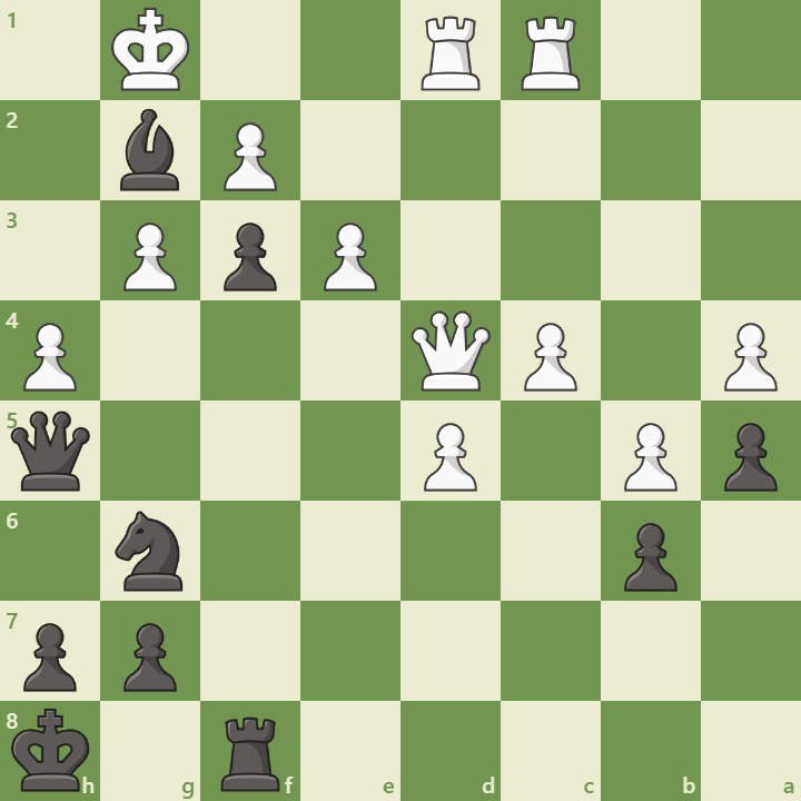 Dr. Scull - Chess Improver (Tiny Grimes) (@doctorscull) on Twitter photo After day 1, I'm 1-1 in the open section at the Senior Open. Happy with both games including a loss to a 2000 and a win over a 1900. This was a key moment from my win. Black to move, what would you play here? Got to say hi to <a href="/JesseKraai/">Jesse Kraai</a> and <a href="/gauss1181/">Megan ⚔️ 🔥 ⚔️</a> (Megan)
#chesspunks After day 1, I'm 1-1 in the open section at the Senior Open. Happy with both games including a loss to a 2000 and a win over a 1900. This was a key moment from my win. Black to move, what would you play here? Got to say hi to <a href="/JesseKraai/">Jesse Kraai</a> and <a href="/gauss1181/">Megan ⚔️ 🔥 ⚔️</a> (Megan)
#chesspunks