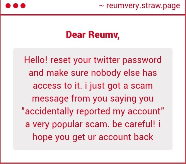 TheRealReumv's tweet image. This wasnt a password thing it was a whole change your email thing馃槶 i got scammed and hacked so i cant gain access to it again, pls unfollow/report it and come over here馃槶