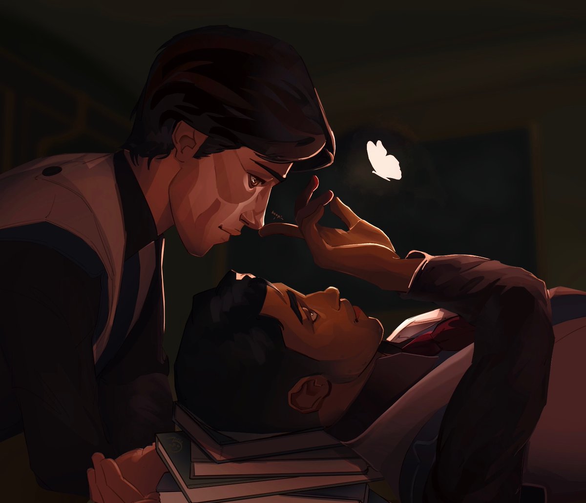 Zeelieeee's tweet image. 5 likes and I’ll redraw this Jayvik drawing
