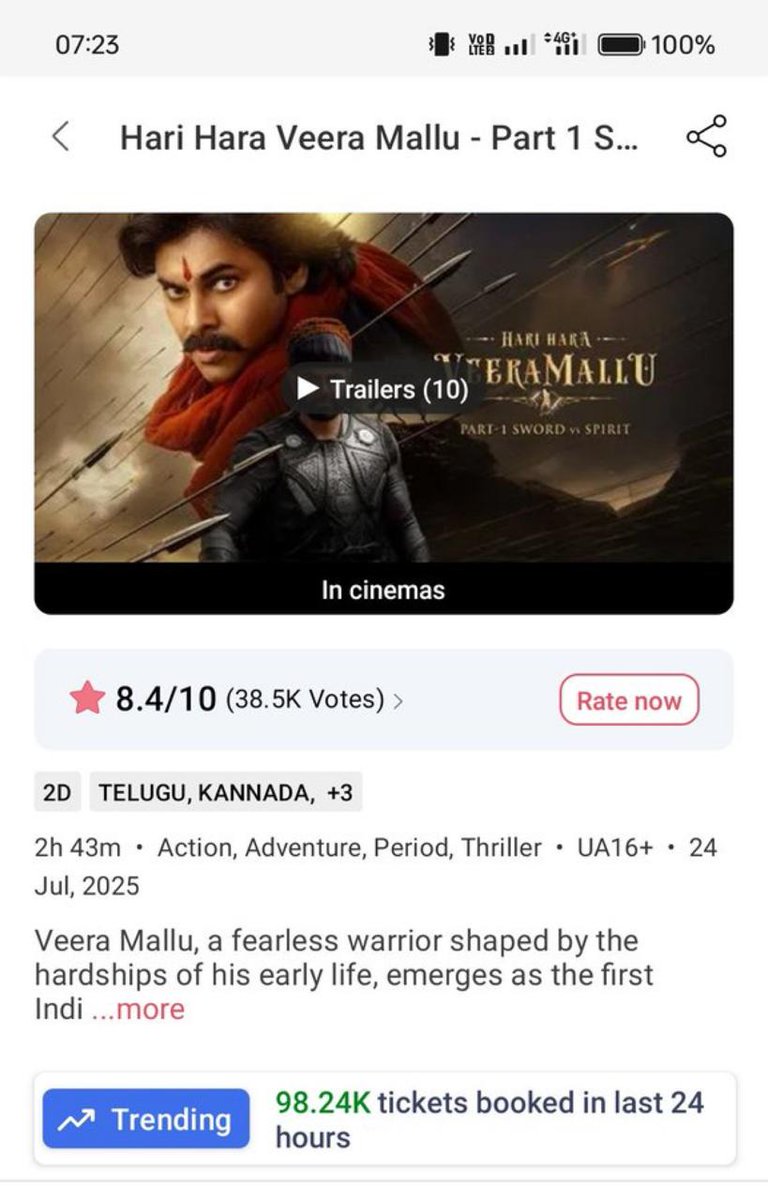 gudapativinay's tweet photo. “Kalyan straight film after 7 years”

“Kalyan nadichoste chalu”

“Peelche gaali lo Pawanism”

Intha chepte Kalyan Day 2 less than 100K tickets tho Sainik dogs ni andarini kalipi oke kukkala van ekkinchi underground pampesadu 🤣🤣🤣

#HHVM #HariHaraVeeraMallu https://t.co/0AuPsuldfW