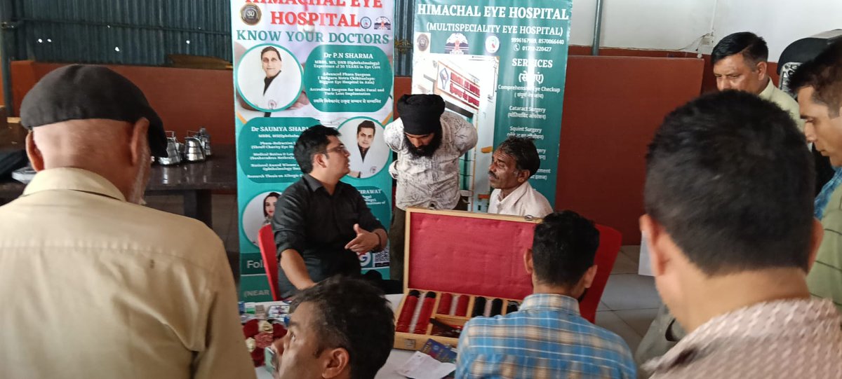 kayjay34350's tweet image. Privileged to participate in Medical Check-up camp at Pinjore. Great initiative by Rotary, Doctors & Gaushala Pinjore. Thanks- Pinky ji of News Plus for coordinating.