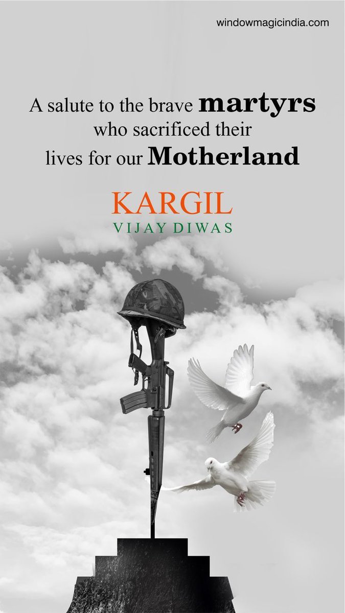 im_vandy's tweet image. Our life is indebted to all the Braveheart 🙏🙌
All gave some,Some gave all.
Jai Hind 🇮🇳🇮🇳🙏🙏🙏
#KargilVijayDiwas