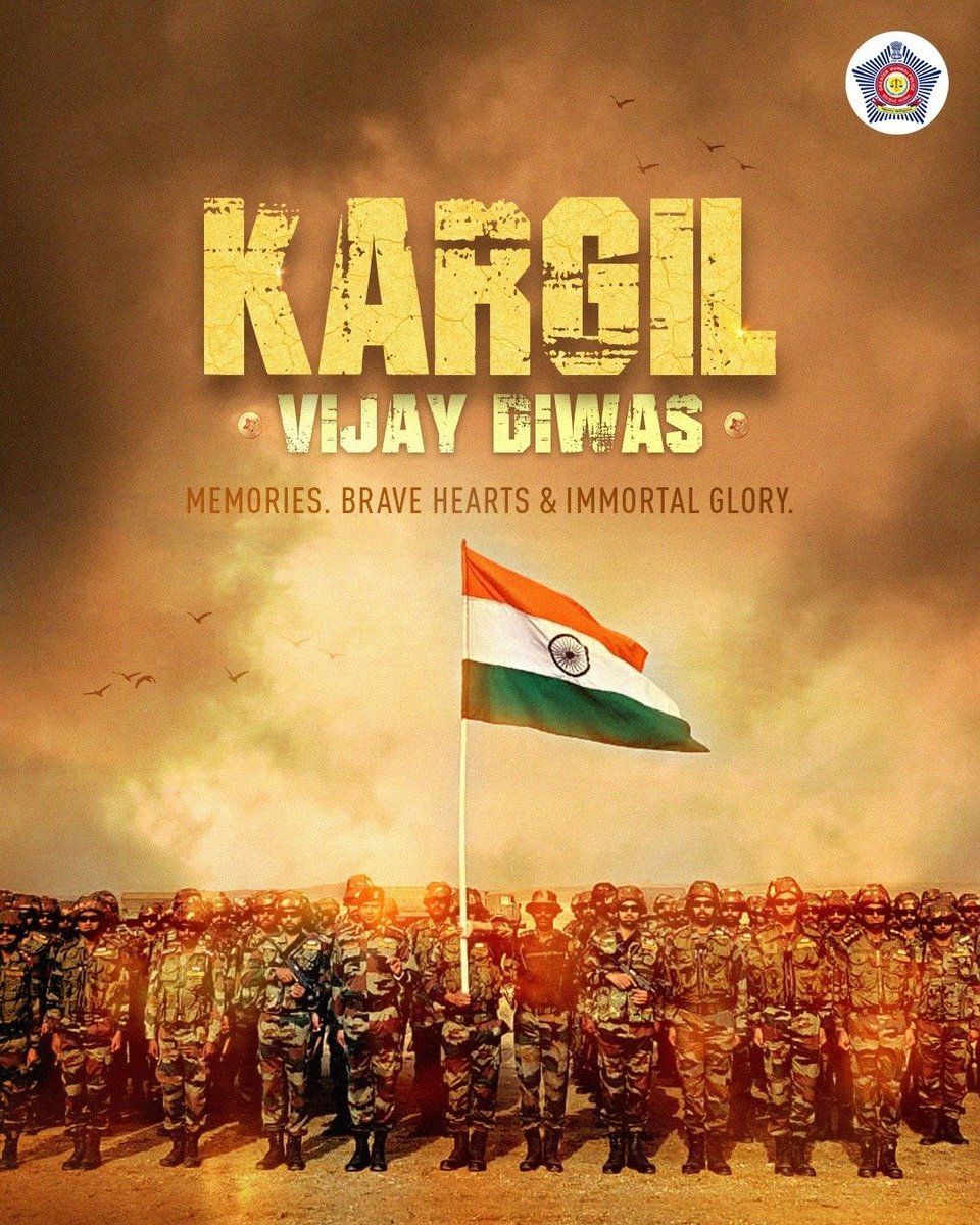 Courage that echoes through time.

Today, we pay heartfelt tribute to every valiant martyr who made the supreme sacrifice for the motherland. We remember them with pride and gratitude. 

#KargilVijayDiwas
#SaluteToTheMartyrs