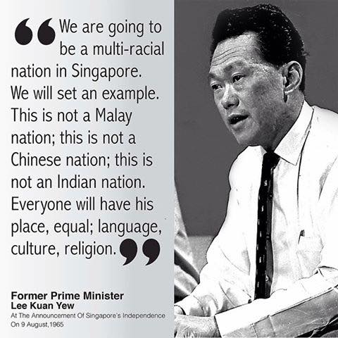 catale7a's tweet image. &quot;Mother tongue + English&quot; - that&apos;s our language policy, Lee Kuan Yew

Simple, Progressive, Inclusive and Futuristic