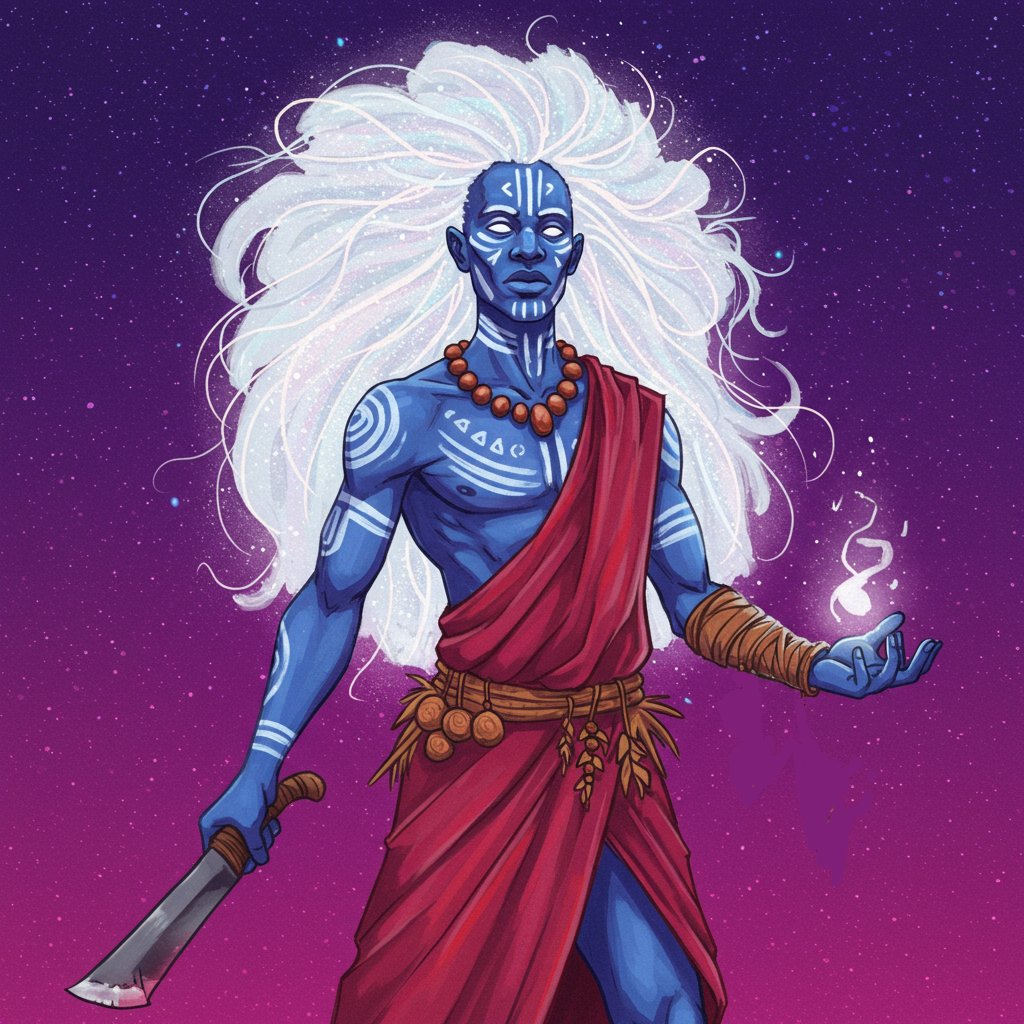 ElOgiso's tweet image. Gm Fams.
Hollo, God of Bountiful Harvest dropped on @AccessProtocol
Hollo, is my visual invocation of life's restorative power and the sacred duty of stewardship. This cosmic guardian, steeped in ancient wisdom, embodies the balance needed—wielding a blade to clear obstacles…