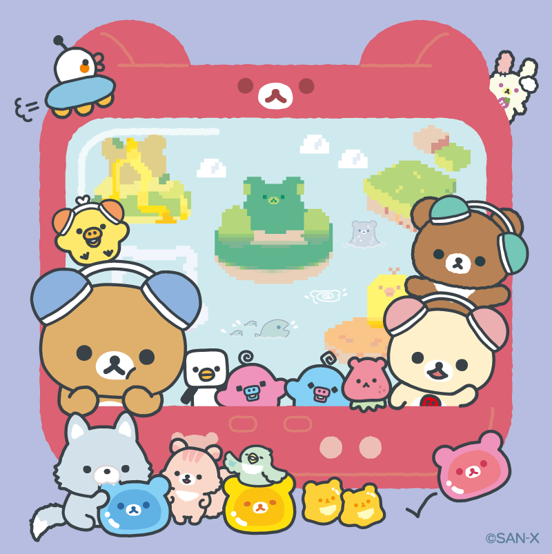 rilakkuma_gyr's tweet image. ゲームの中からこんにちは🎮

#ゲーミングリラックマ