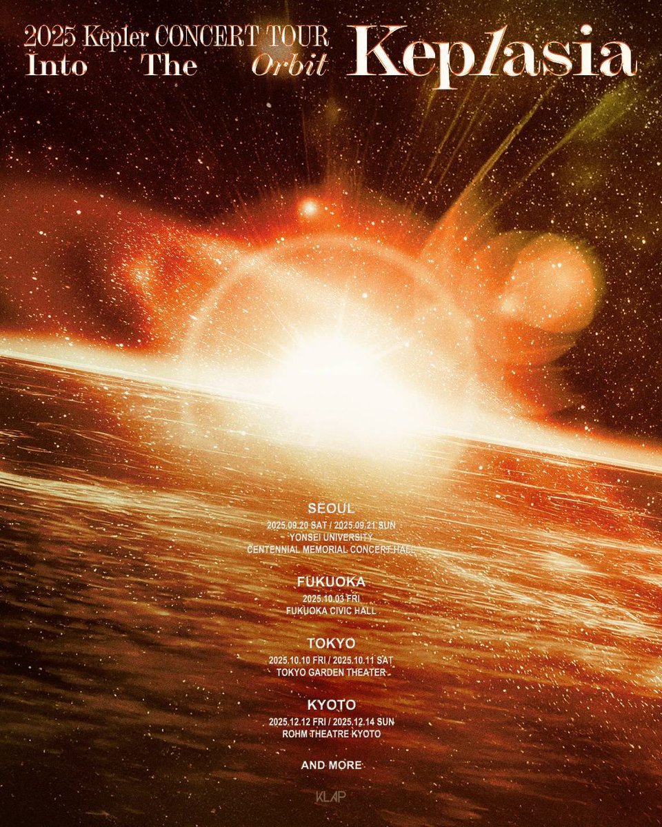 📢] 2025 Kep1er CONCERT TOUR [Into The Orbit : Kep1asia] 🪐 本日7