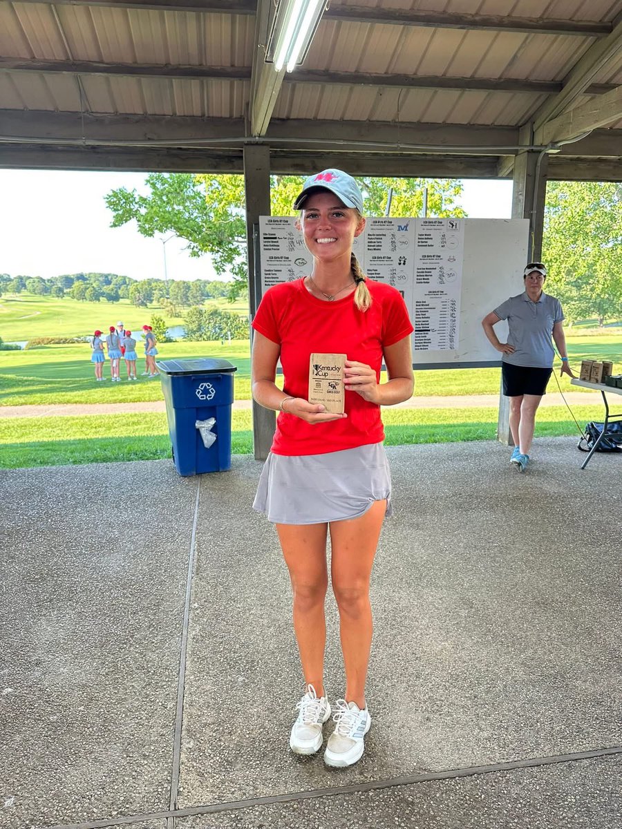 HIGH SCHOOL GIRLS GOLF
Madison Central (297) takes title at LCA KY Cup on Friday in Lexington

Mackenzie Federspiel - 72 (T3)
Aubrey Barrow - 73
Mollie Neeley - 75
Haley Federspiel - 77
Rosie Patterson - 81

Third-straight tournament title for Lady Indians