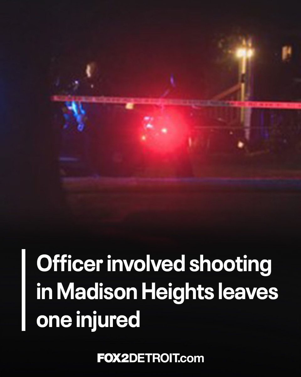 An officer involved shooting left one person injured in a Madison Heights neighborhood on Friday night. fox2detroit.com/news/madison-h…