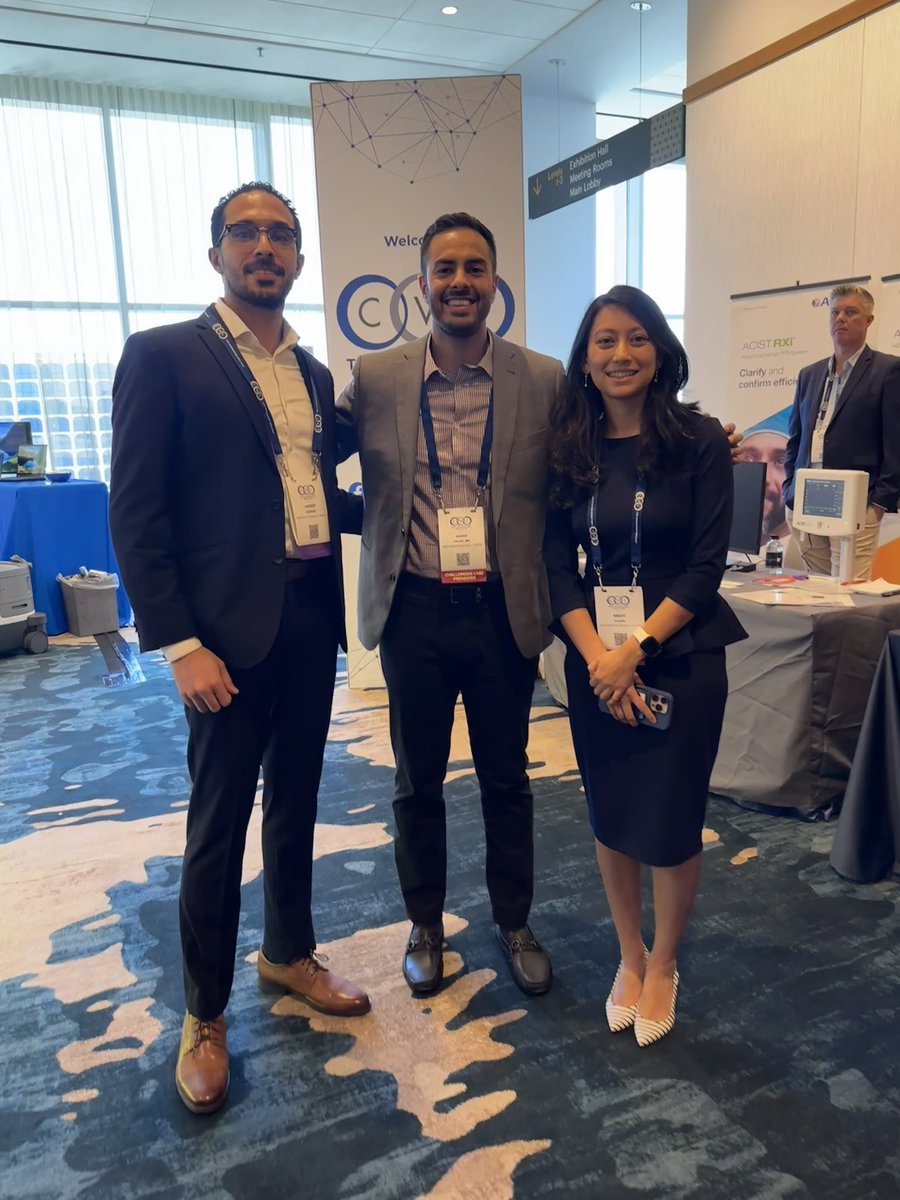 Haris Patail MD (@harispatail) on Twitter photo Favorite conference so far <a href="/cvinnovations/">CV Innovations</a>. Had the privilege to present a case of a prohibitive surgical candidate with a bioprosthetic MV mass treated with percutaneous mechanical aspiration.
<a href="/YasserRadwan_/">Yasser Radwan</a> <a href="/SwatiChand_/">Swati Chand</a> <a href="/WMCCardsFellows/">Westchester Medical Center Cardiology Fellowship</a> <a href="/ShimamuraMD/">Junichi Shimamura</a> <a href="/SrihariNaiduMD/">Srihari S. Naidu, MD</a> Favorite conference so far <a href="/cvinnovations/">CV Innovations</a>. Had the privilege to present a case of a prohibitive surgical candidate with a bioprosthetic MV mass treated with percutaneous mechanical aspiration.
<a href="/YasserRadwan_/">Yasser Radwan</a> <a href="/SwatiChand_/">Swati Chand</a> <a href="/WMCCardsFellows/">Westchester Medical Center Cardiology Fellowship</a> <a href="/ShimamuraMD/">Junichi Shimamura</a> <a href="/SrihariNaiduMD/">Srihari S. Naidu, MD</a>