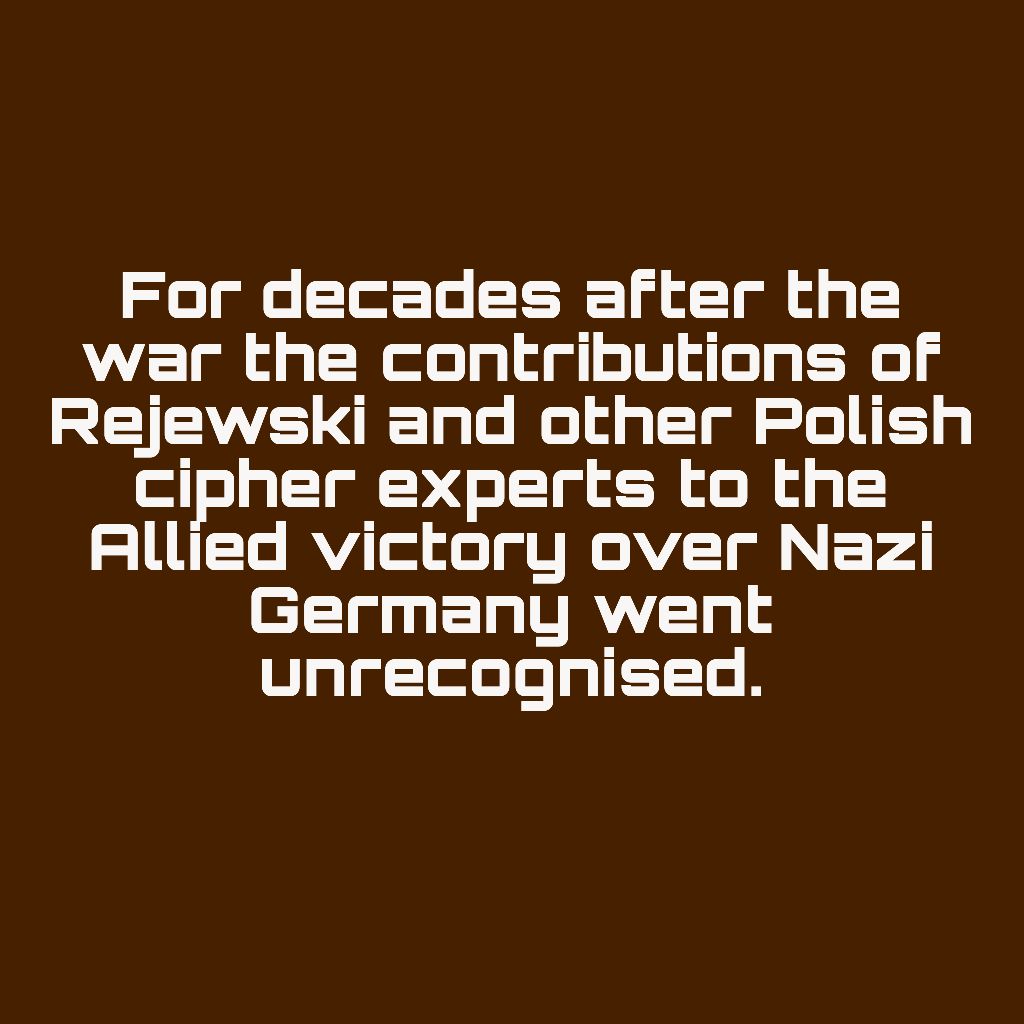 todayininfosec's tweet image. 1939: Polish mathematicians led by Marian Rejewski fully cracked the Enigma machine and created decoder machines they called "Enigma doubles". The Polish Cypher Bureau modified the commercial Enigma rotors, reflector, and internal wiring to match the military Enigma's.