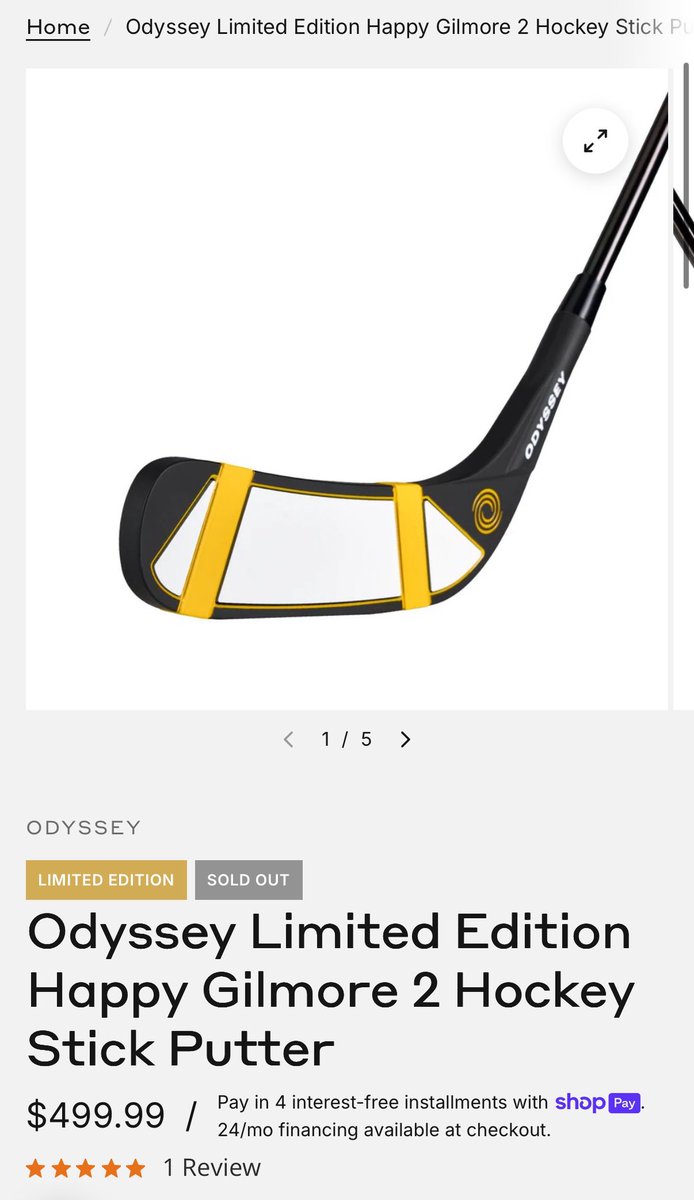 Dot_Eth_Shop's tweet image. I hate how many shitbags bought this putter for $499 and are already selling it on EBAY for $999.  Several sellers have multiple putters they’ve already sold/ have available.  @odysseygolf you should’ve implemented better control so fans had a chance at getting one.