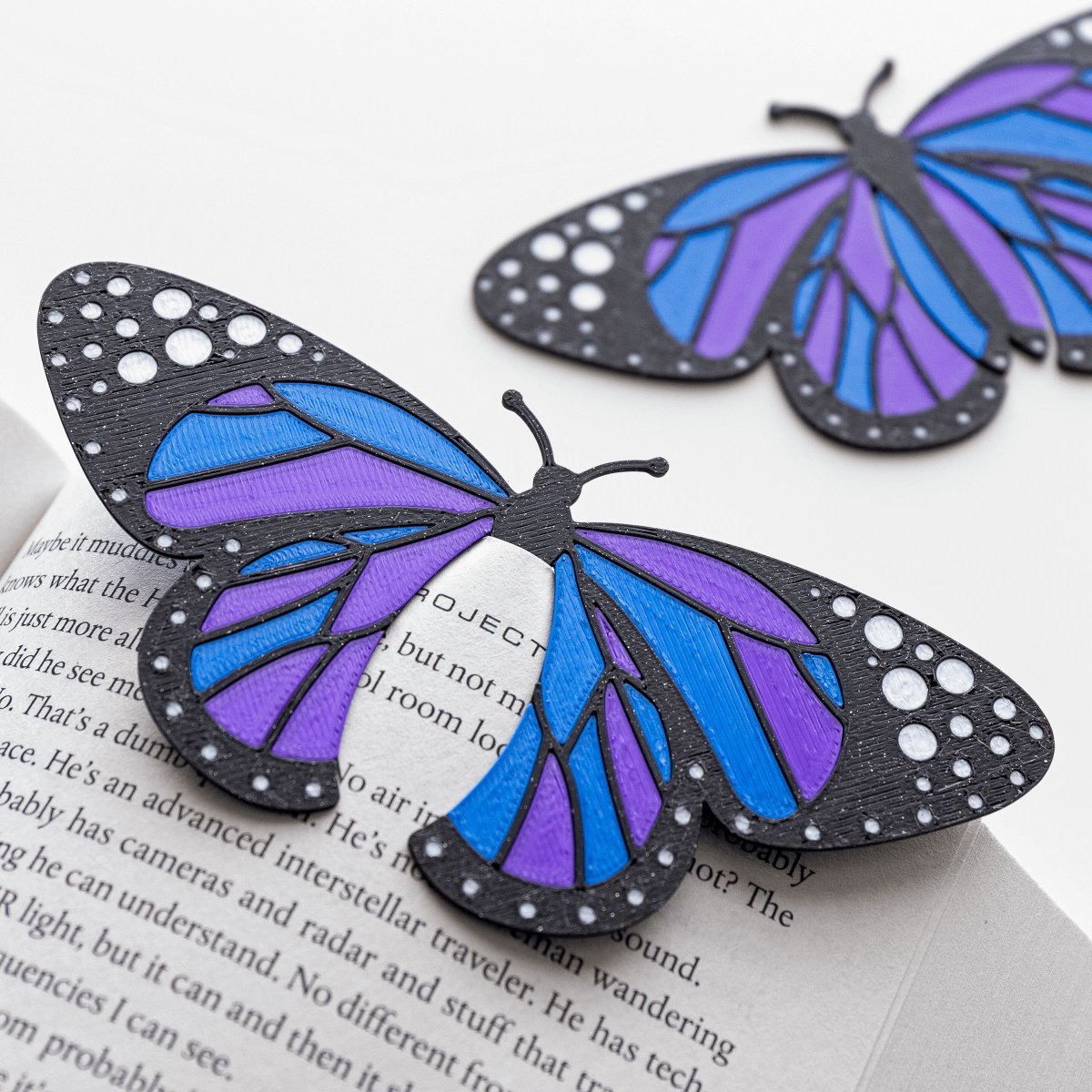 🦋 Butterfly Bookmark - Quick Multicolor Print • STL and 3MF files
➡️ Download 3D print model: cults3d.com/:3214385
💡 Designed by <a href="/alext_3d/">AlexT</a>
#3DPrinting #3DPrinter #Printable #STLfile