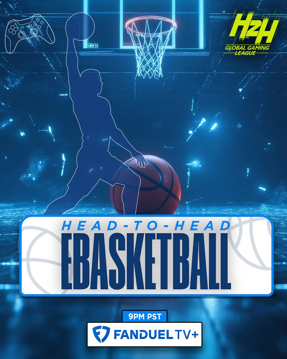 FanDuelTV's tweet image. .@H2HGGL EBasketball is now streaming LIVE on FanDuel TV Extra!
🔟 games on tonight's slate starting at 9pm PST ➡️fanduel.com/watch/video/ev…
Wager on all the action at @FDSportsbook 🙌