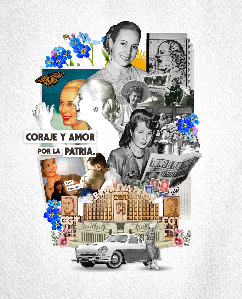 Cabeza, corazón, coraje y amor por la patria.
Eso fue Eva hasta el último de sus días.

A 73 años de su paso a la inmortalidad, a esa Santa Evita le decimos, acá estamos, acá seguimos y vamos a seguir militando por esa patria libre, justa y soberana con la que soñaste, hasta el