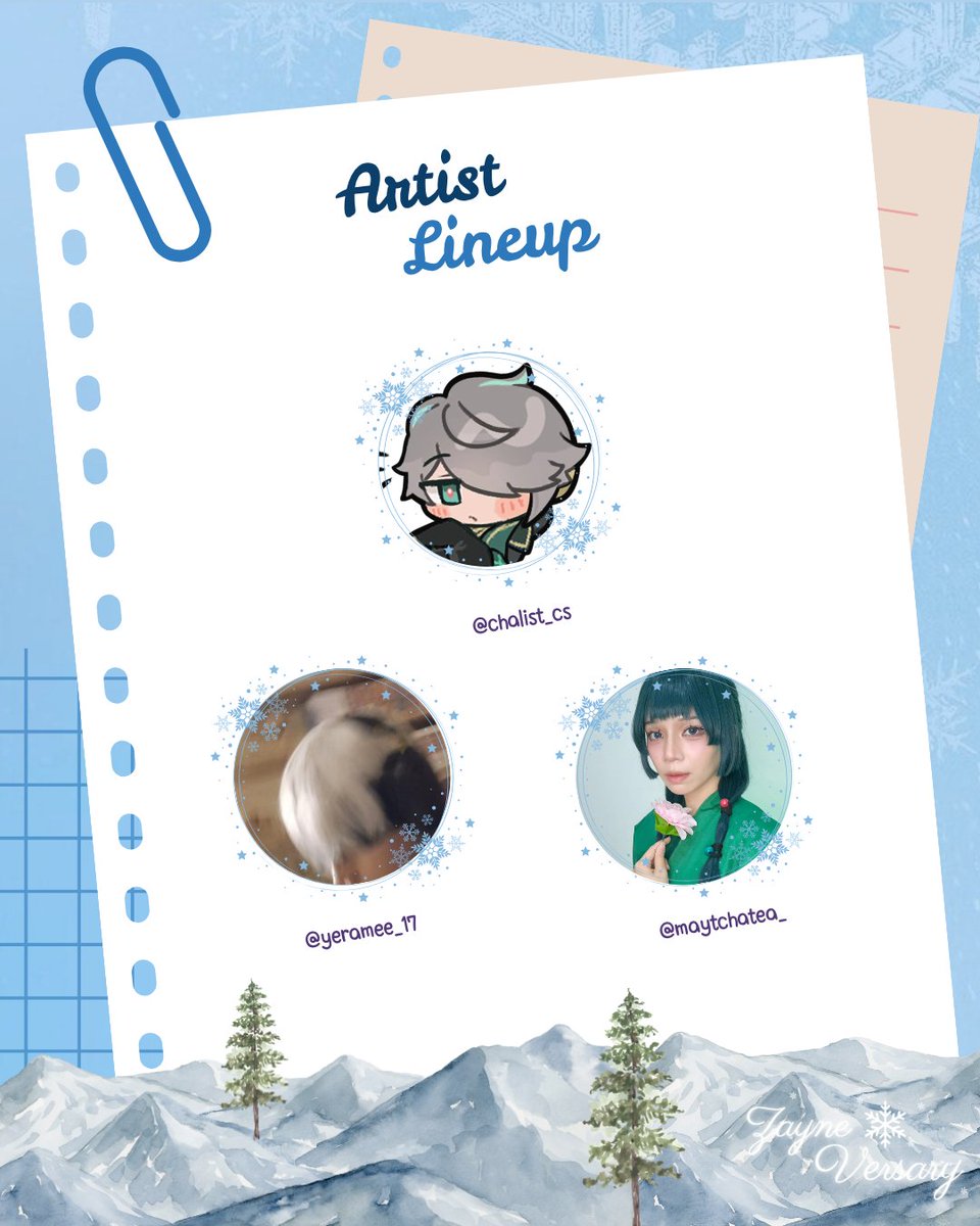 zayneversary's tweet image. Hi there, Little Jasmines ❄️
Have a great weekend!
Today we'd like to proudly announce of our wonderful team 🥳
Thank you so much for the efforts, creativities, and the kindness to help spreading the warm embrace of Zayne's spirit with all of us!
*PS : Book 2 will be coming…