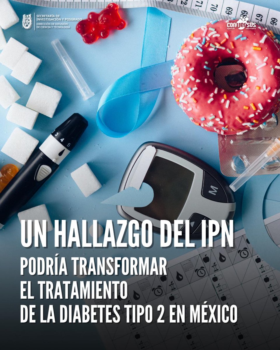 🧪💥 ¿Y si el futuro contra la diabetes empieza en el <a href="/IPN_MX/">IPN</a> ?
La <a href="/ESM_Oficial/">ESM_Oficial</a>, en colaboración con la UNAM y el IMSS, analizaron dos compuestos experimentales que podrían cambiar la forma en que tratamos la diabetes tipo 2.
📚 Lee más: t.ly/bQwjg