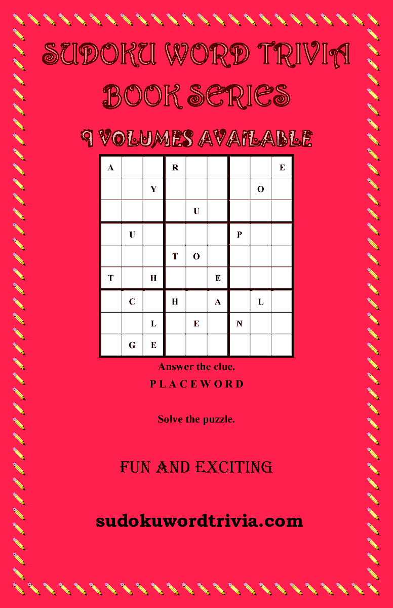 📢📢CALLING ALL SUDOKU FANS 📢📢
 
Sudoku Word Trivia Book Series: FYI
✏️📘📙📕📗🤓
 
About Sudoku Word Trivia: sudokuwordtrivia.com/about-swt
 
#sudoku #puzzles #games #trivia #writerslift #fun #challenge #wordgames #wordlovers #braingames #colortheme #curiousminds🧩