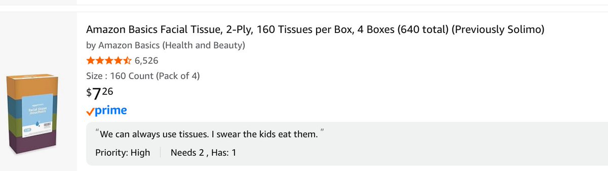 mezzopwr's tweet image. Tissues! In a music room that sees lots of kids, tissues are essential! amazon.com/hz/wishlist/ls…