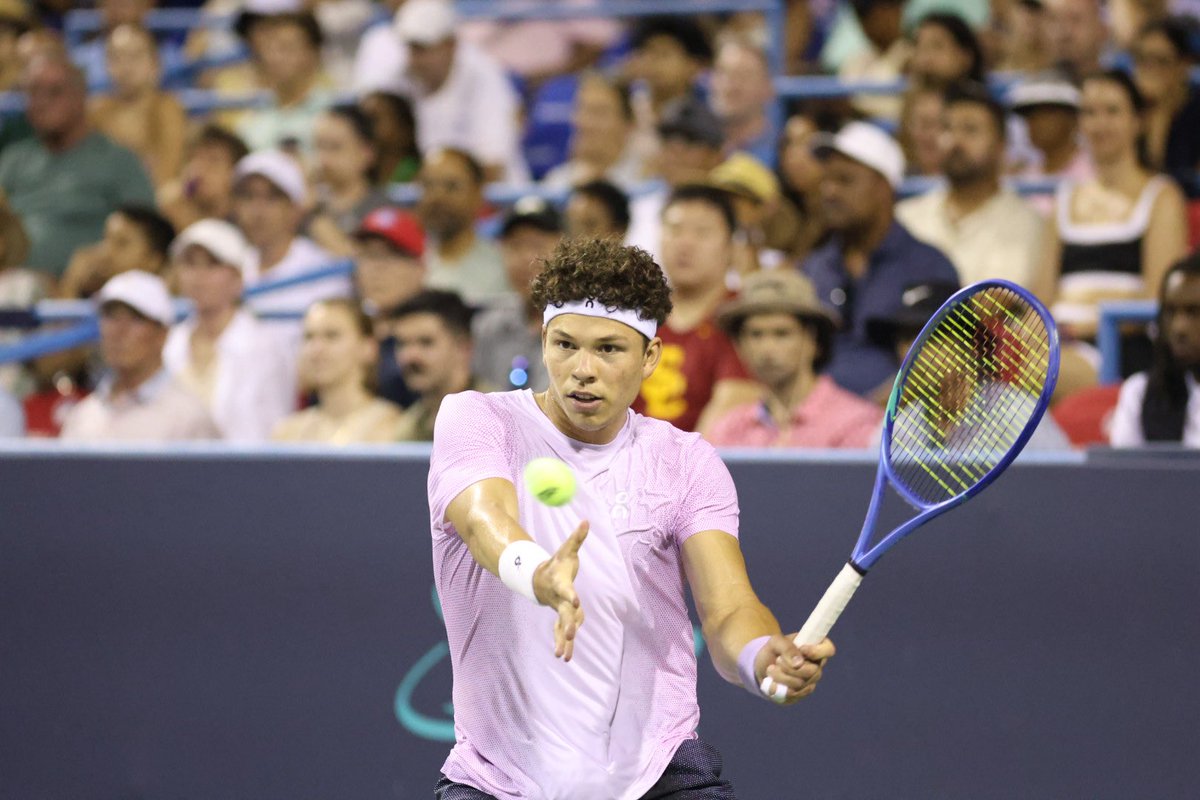 FOX Sports Radio1340 (@1340amfoxsports) on Twitter photo .<a href="/BenShelton/">Ben Shelton</a> defeats <a href="/FTiafoe/">Frances Tiafoe</a> at the <a href="/mubadalacitidc/">Mubadala Citi DC Open</a> in straight sets, 7-6
6-4.
📸: <a href="/Enjoymediasbj/">Roll With Joy ✨💚⚡️</a> .<a href="/BenShelton/">Ben Shelton</a> defeats <a href="/FTiafoe/">Frances Tiafoe</a> at the <a href="/mubadalacitidc/">Mubadala Citi DC Open</a> in straight sets, 7-6
6-4.
📸: <a href="/Enjoymediasbj/">Roll With Joy ✨💚⚡️</a>
