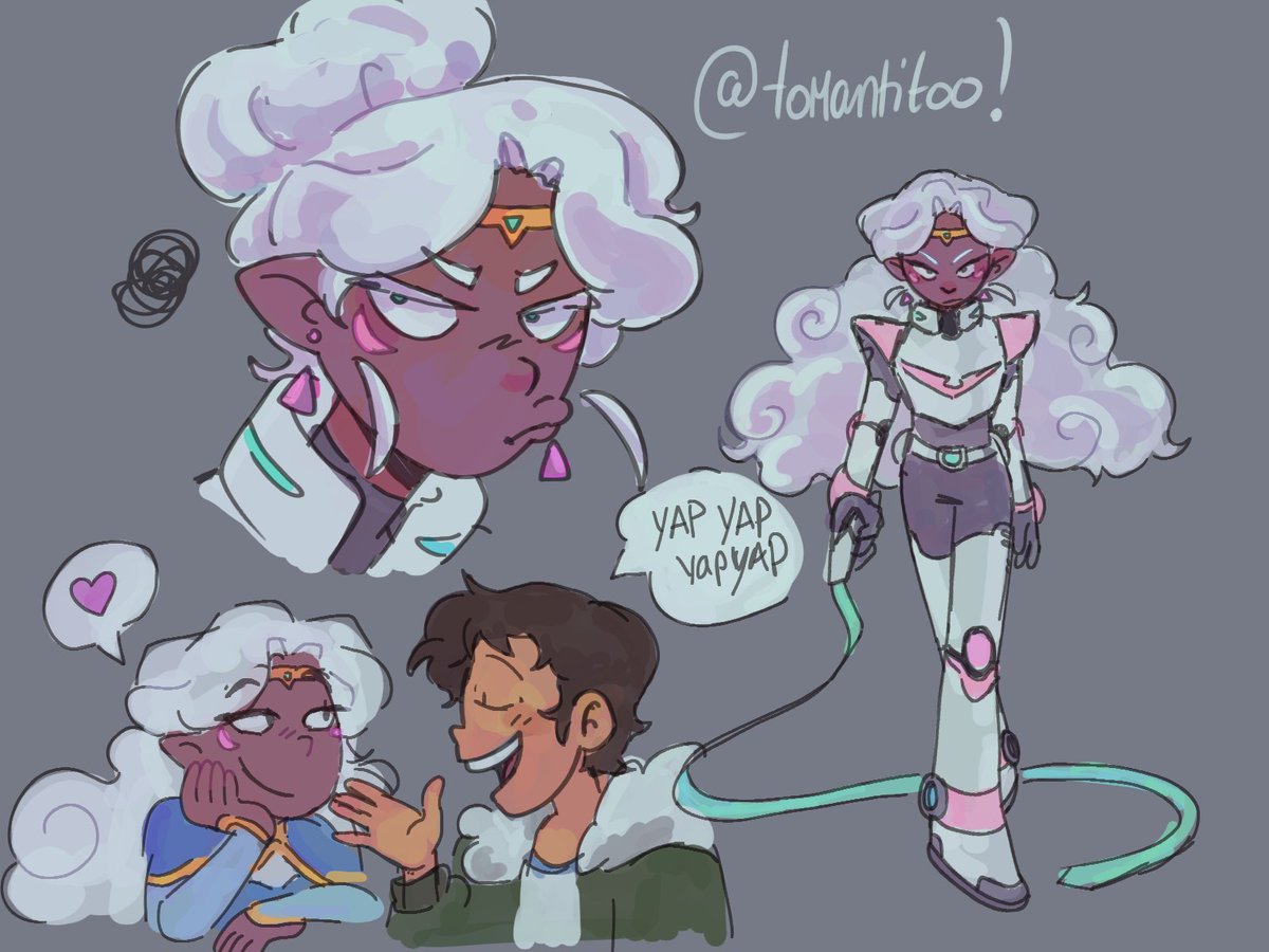 tomateqlo's tweet image. She is gorgeous ! #voltron #allura