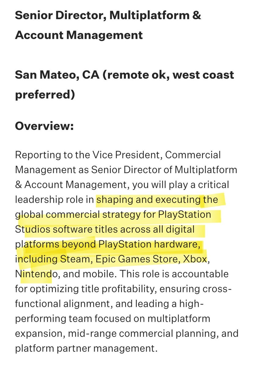 Stallion83's tweet image. If Sony truly believes in expanding beyond PlayStation hardware as this job post claims, then Spider-Man on Xbox and Switch 2 isn’t just possible. It’s inevitable. He’s not a mascot. He’s a global icon.