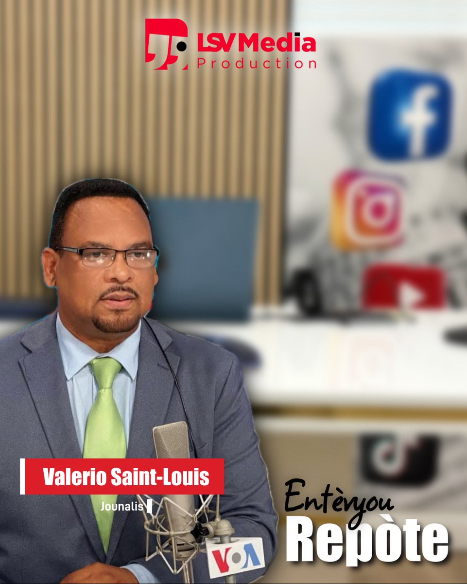 LuckNews88's tweet image. ⚠️ANONS | Entèvyou avèk Valerio Saint-Louis, @TeleImagetvshow
Akoz yon gwo pwoblèm teknik ki pa depann de nou, entèvyou a pap ka kontinye reyalize, jan nou te swete sa, aswè a. Paske pwoblèm nan pèsiste, nou oblije repòte entèvyou a pou yon lòt jou.
Pandan ekip LSV Media Studio…