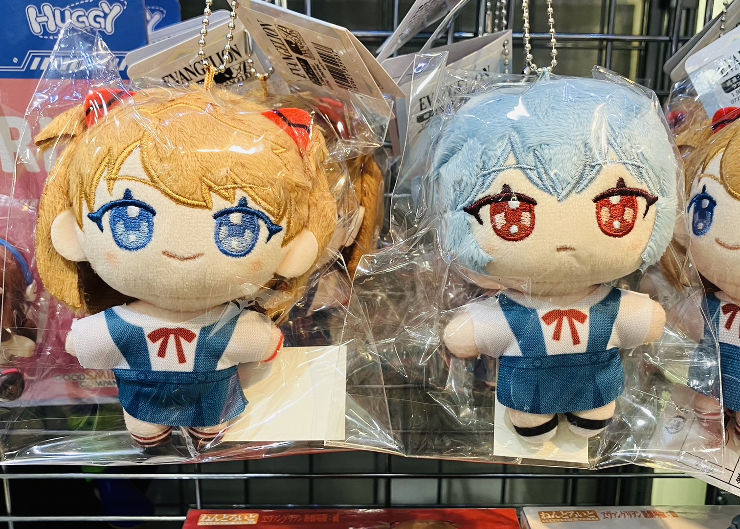 限定品　激レア　新品　レイ アスカ ぬいぐるみセット EVA STORE オリジナル ヱヴァンゲリヲン新劇場版・ぱいろっと