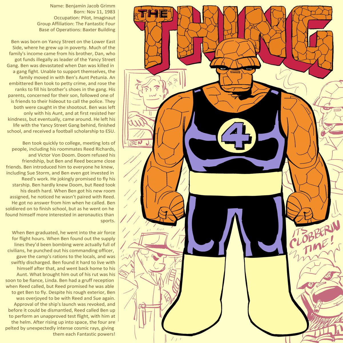GuyFromPlanetX's tweet image. (Transmission intercepted from Earth-3730)
#FantasticFour #TheThing