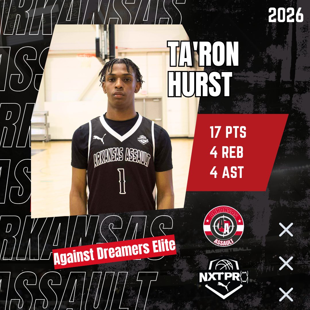 ArkansasAssault's tweet image. 2026 - @TaRonHurst1 - NxtPro Nationals, Orlando
#BeTheNxtPro
@NxtProHoops
@PRO16League
