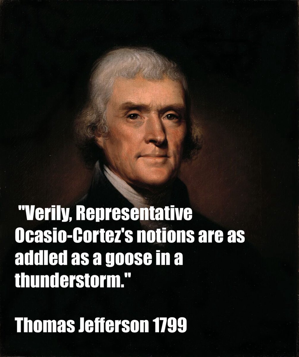 <a href="/Alphafox78/">AlphaFoX</a> Thomas Jefferson often spoke about how dumb AOC would be