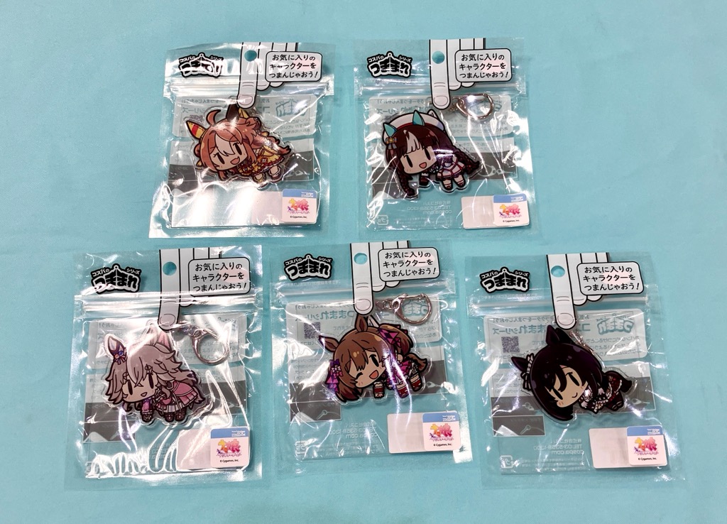 geestore_sendai's tweet image. 🐎新商品情報🐎
『#ウマ娘 プリティーダービー』より
「アクリルつままれ 全10種」が入荷致しました‼️
デフォルメされたキャラクターの、「つままれた時のリアクション」が楽しい、アクリル製アクセサリー🌟
#EBeanS 6Fにてご来店お待ちしております💁