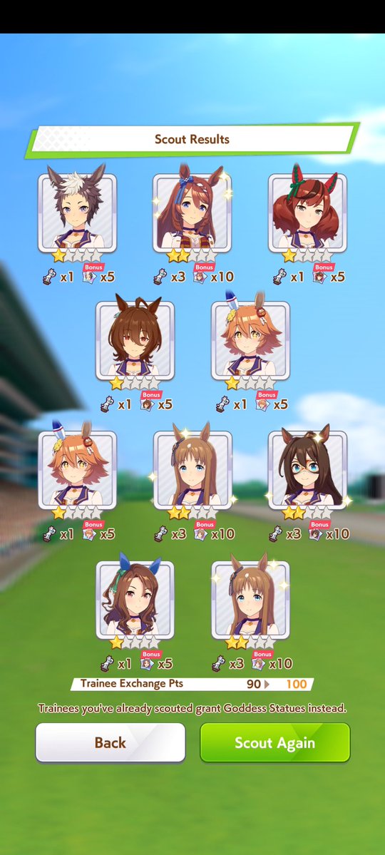 SnowHideki's tweet image. 90 pulls on Opera = just 1 Maru
100 pulls on Teio/Mcqueen: Just 1 Taiki
Dude how im so unlucky