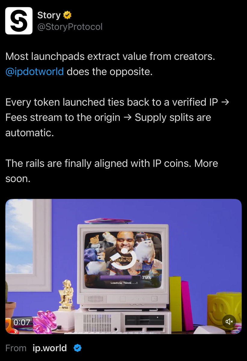 museowunsaram's tweet image. 【 스토리 펌닷펀 ip.world 큰거 온다 】
@StoryProtocol 에서 밀어주는 프로젝트 중 하나가 @ipdotworld임다
지난 번에 스토리와 함께 런칭했지만 반응이 크지 않았었슴다
그래서 다시 한 번 제대로 준비해서 보여주려는 것 같슴다 👀
기존의 대부분 런치패드는 토큰이 발행되고…