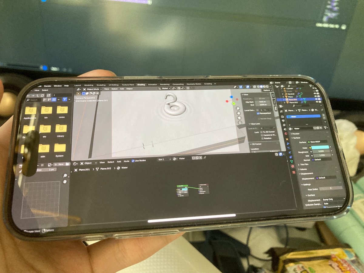 Megabits_mzq's tweet image. 各位我已经在 iOS 上把 Blender 跑起来了，iPad 上也可以跑！之后有时间做个教程视频教大家怎么搞。