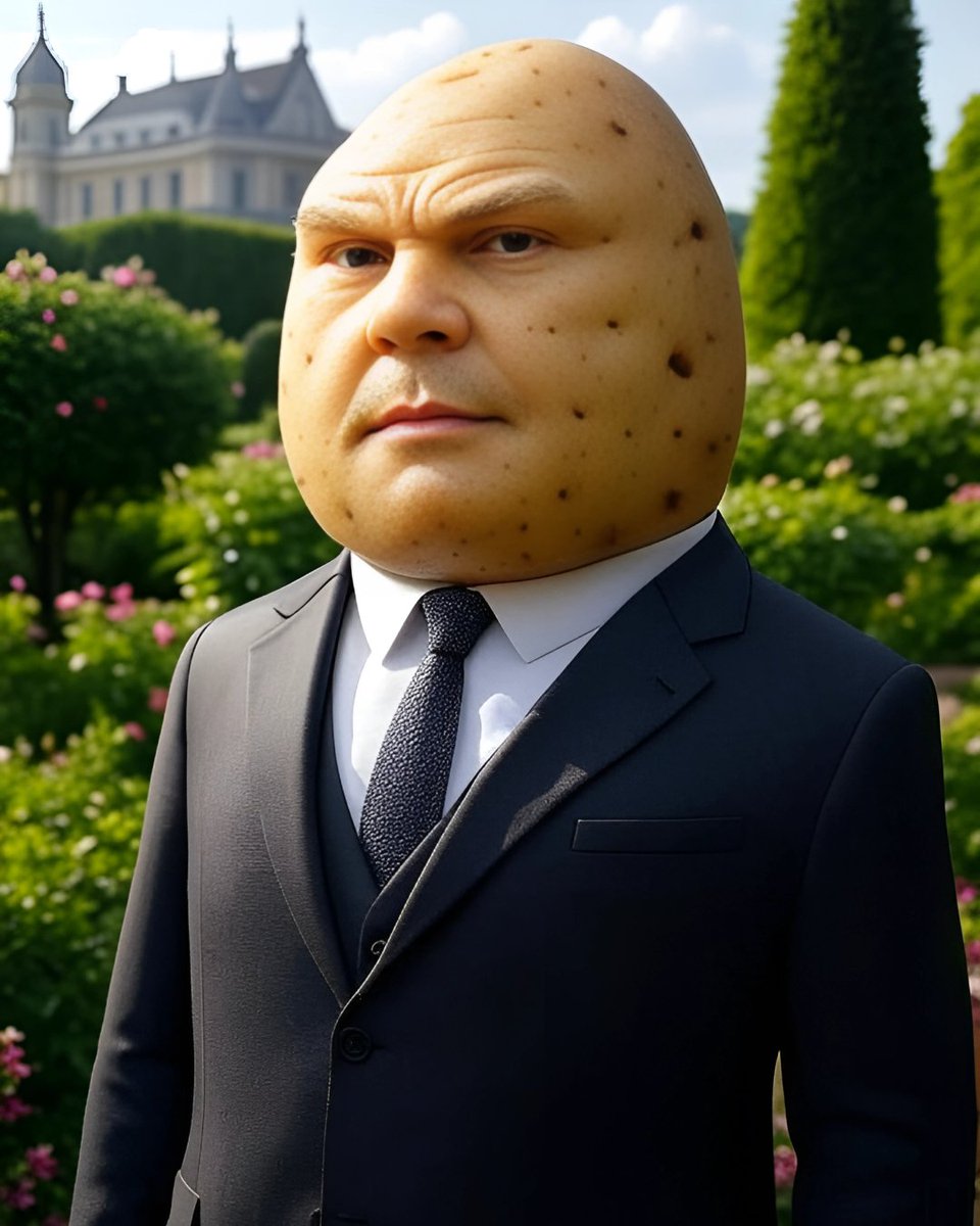 CardanoWEED's tweet image. Lord Russet Vanderbilt is giving away tens of millions of $STRCH in the discord every epoch...some call him the 'Mayor of Potato Town' 🥔