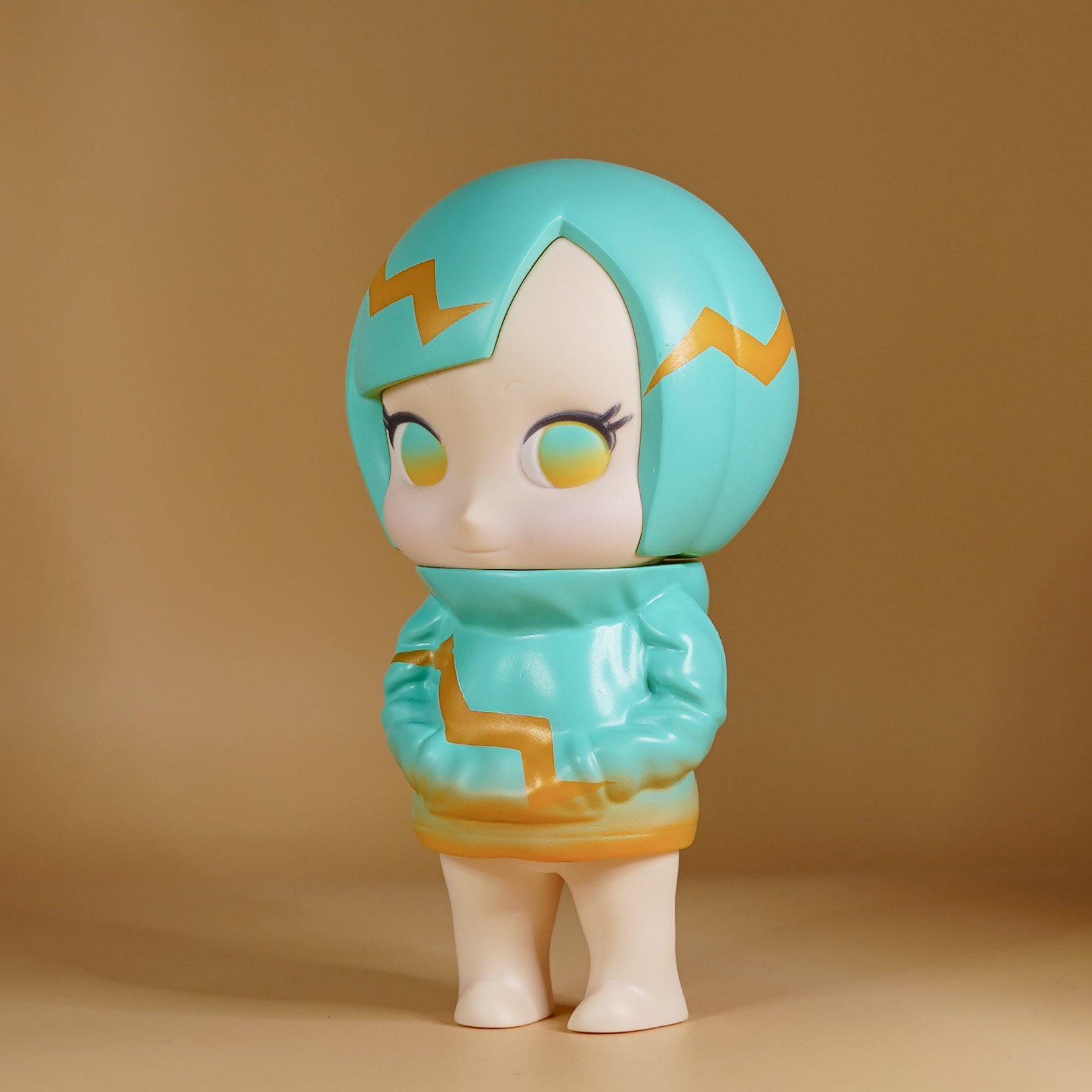 レア 日本玩具製作所 CUTIE パーカー ソフビ 100日後にソフビになる2弾]89日目 販売方法は3種で考えており