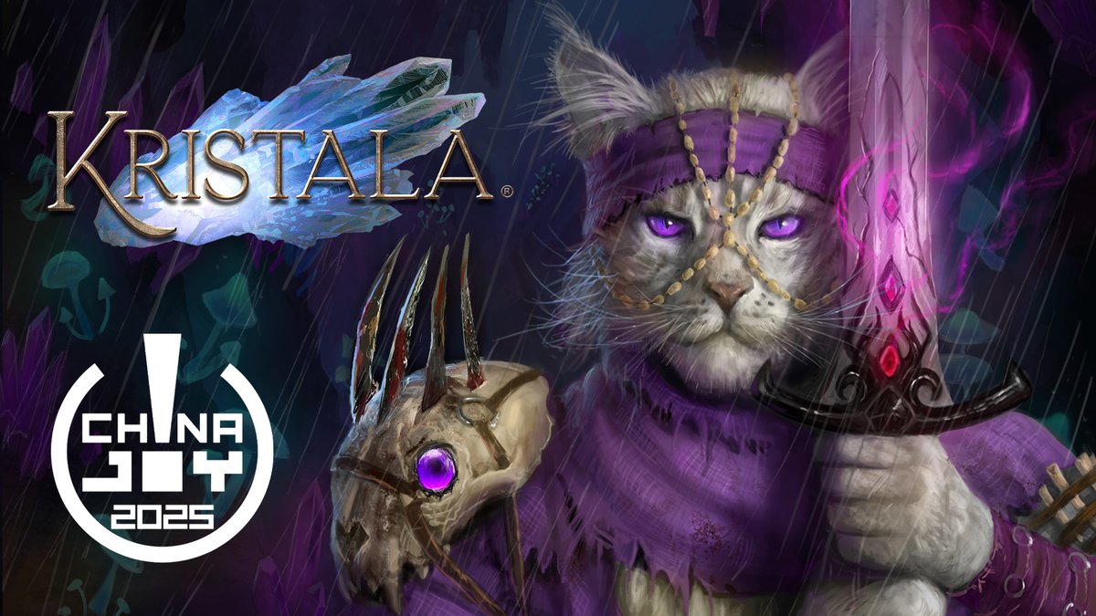 KRISTALA 😼⚔️ Play on Steam (@acs_games) on Twitter photo ChinaJoy 2025 is almost here, and Kristala will be there! We’re excited to showcase the game and connect with new partners.
Feel free to drop us a DM or send an email to set up a meeting: hello@astralclocktowerstudios.com
#Kristala #ChinaJoy2025 #indiegames #womeningames ChinaJoy 2025 is almost here, and Kristala will be there! We’re excited to showcase the game and connect with new partners.
Feel free to drop us a DM or send an email to set up a meeting: hello@astralclocktowerstudios.com
#Kristala #ChinaJoy2025 #indiegames #womeningames