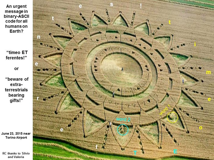 RedCollie1's tweet image. The lack of UFO disclosure works in their favor.
If most people today "believed in aliens", we would be arming all nations urgently.
"Infiltration not invasion" (Q-17)
Who exactly was "infiltrating" planet Earth, before the main force "invades"? What is a "Trojan Horse"?
"timeo…