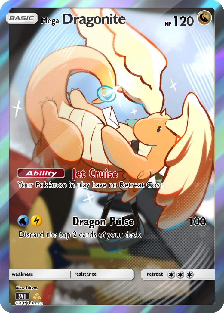 Eckyns's tweet image. Delivery Mega Dragonite 📨