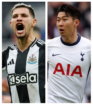 Soccer_Stats's tweet image. The two 2025-26 Premier League Clubs with non-European Captains:
🇧🇷 Bruno Guimarães (Brazil & Newcastle United)
🇰🇷 Son Heung-min (South Korea & Tottenham Hotspur)
myfootballfacts.com/premier-league…